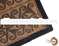 Cakar Lele Brown-kulit Anyaman