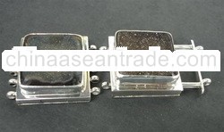 SS Stair Clasps 3 & 5 Strands with Drussy