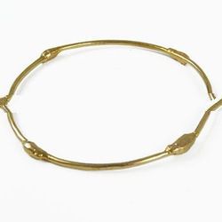 brass bangle cuff Y.769b