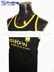 Xcending X-T019 Printed V-Neck Men Singlet