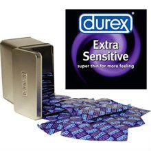 Durex Extra Sensitive Condoms, 48-count Boxes (Pack of 2) 99061