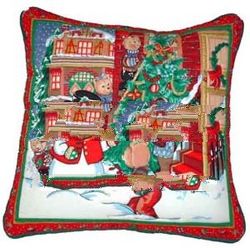 Bear Snowman Christmas Pillow Cover