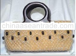 abaca-crochet hand bags