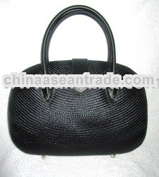 Plain Buntal Handbag (Apple_2A)