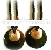 Round Sea Shell Necklaces