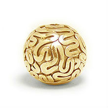 Bali beads gold plated - Vermeil beads