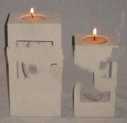 Buddha Head on Stone Box T-Lite