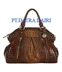 Brahmin Toasted Almond Collection "Louise" Satchel