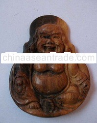 Budha agarwood pendant