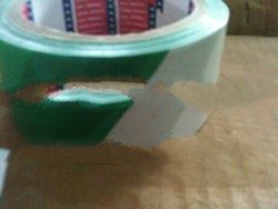 Zebra Tape, GREEN/WHITE, 2"