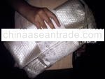 silver clutch bag mix colour