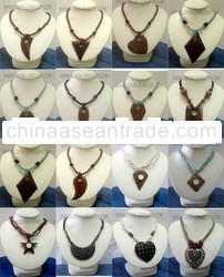 Bali mop, shell, mother pearl, beaded, wooded, coco, resin Jewellery