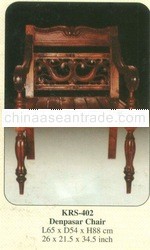 Denpasar Chair Mahogany Indoor Furniture
