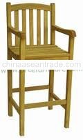 Bar Chair Made from solid teak wood 