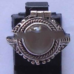 Bali Silver Poison Ring R007