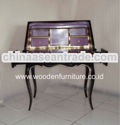 French Style Writing Desk Antique Reproduction Secretary Vintage Study Tables European Home Office F