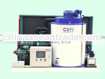3000kg/day industrial ice flake making machine for fishery