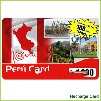 30 mil pvc recharge card for mobile phone