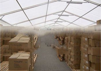 30m width clear top cover storage tent warehouse tent