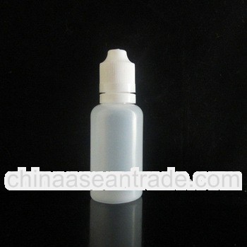 30ml PE liquid bottle with colorful child proof cap