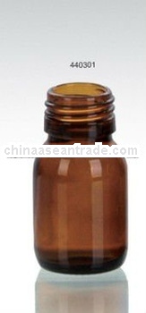 30ml amber medicine glass bottle