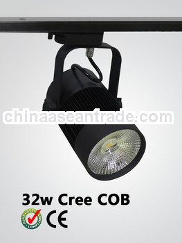 32W Citizen or Cree Chips COB/SMT LED Track Light LED Spot Light led shops lighting