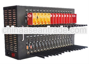 32 Ports Modem Pool Wavecom Q2303A/B Q2403A/B Q2406A/B Q24Plus (dual-band or quad-band) GSM/GPRS sup