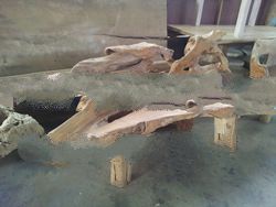 Antique bench outdoor