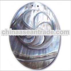 High Quality New Design Fashion Natural Carved Shell Pendant