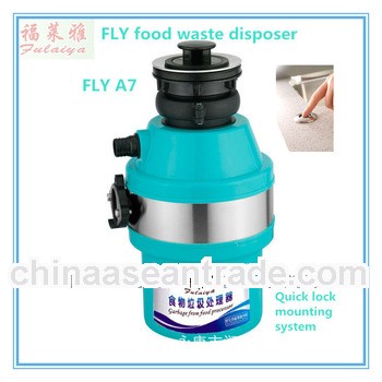 380W Food waste disposer/garbage disposer with QUICK LOCK mounting system and air switch