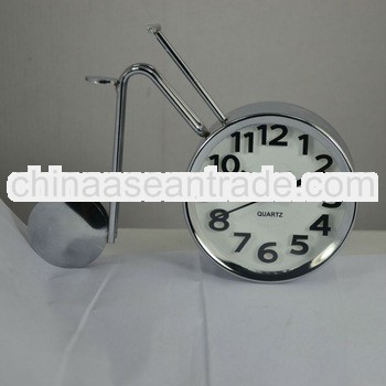 3D desk bike clock. metal bike clock. bicycle clock