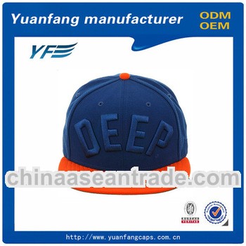 3D embroidery snapback hats made in china