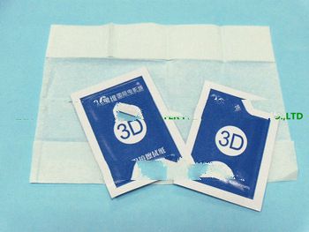 3D glasses promotional gift wet wipes