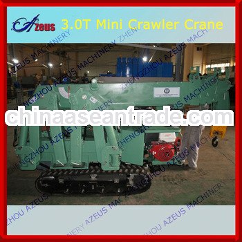 3.0 T mini spider crane,expert in narrow space,crawler crane