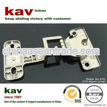 3/8" overlay 270 degree wide angle normal door hinge