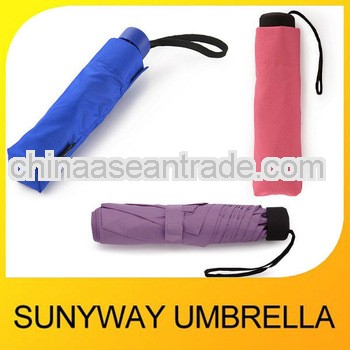 3 Folds Hand Open Mini Pocket Umbrella