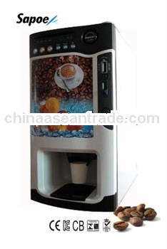 3 Hot & 3 Cold Auto Coffee Dispenser Coin Operated Vending Machine for Sale