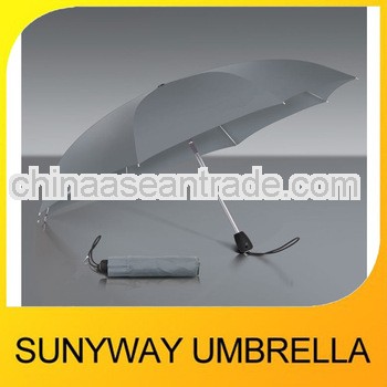 3 Sections Aluminium Foldable Brand Umbrella