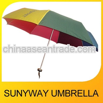 3 Sections Foldable Aluminium Umbrella