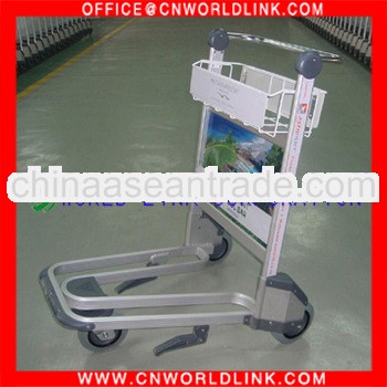 3 Wheel High Quality Aluminum Airport Baggage Cart