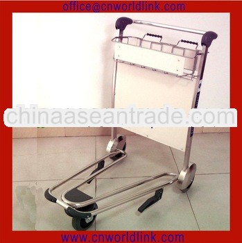 3 Wheels Stainless Steel Luggage Nested Cart