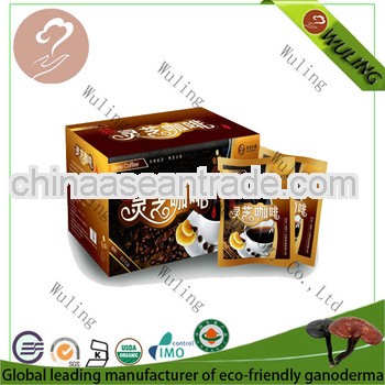 3 in 1 ganoderma instant coffee (with ultrafine powder 20g*15bags/box)