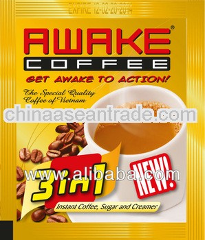 3 in 1 instant coffee, best selling instant coffee Awake flavored Instant Coffee