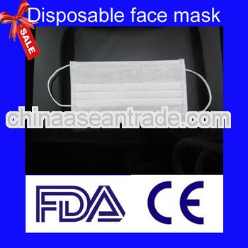 3-ply PP Face Mask/Disposable Mask with Elastic Band or Ties on