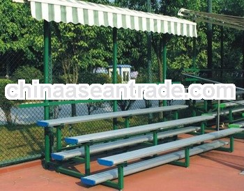 3 row outdoor metal bleacher, aluminum bleacher, aluminum bench without backrest LP-3