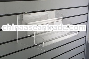 3-tier Slat-wall Acrylic Brochure Holder
