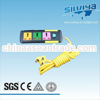3 way Euopean extension socket