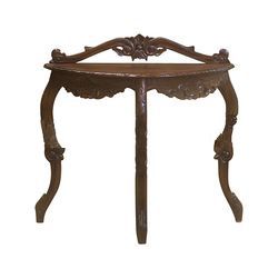 Mahogany Console With 3 Buffer