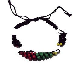 Beaded Bracelet Bali Rasta