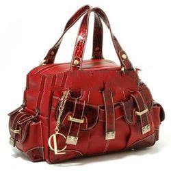 Charlie Lapson Deluxe Multi-Pocket Satchel Handbag